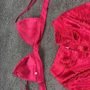 Two Piece Satin Set